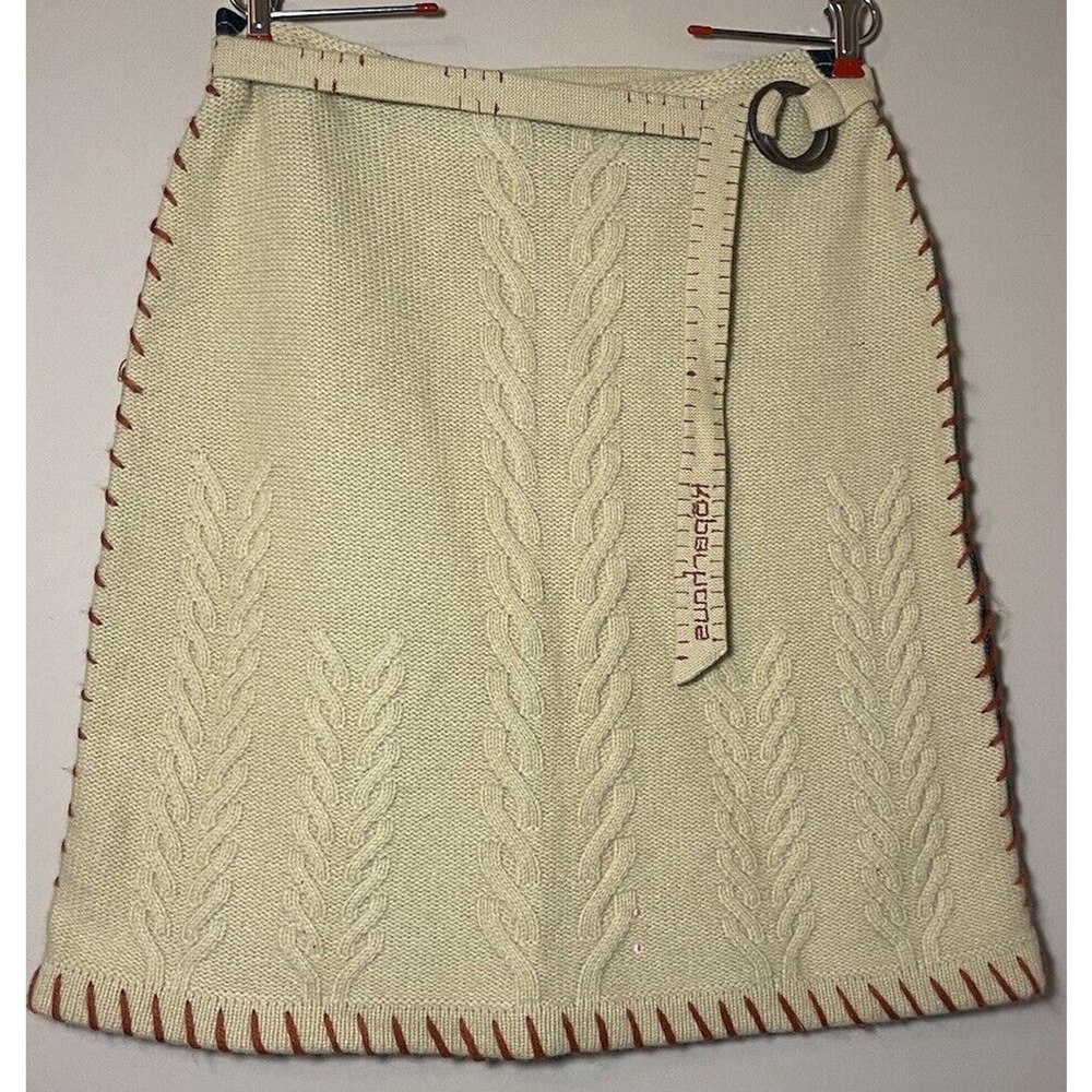 Y2K Bratz Koperhaus Skirt Two Panel Skirt Knit And Denim Size 29